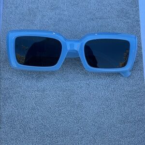 Stylish Blue Square Sunglasses
